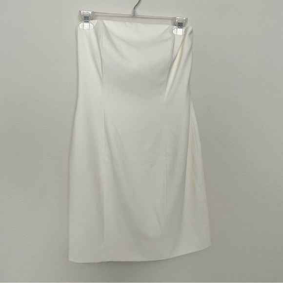 Nadine Merabí Emiliee Bridal Bow mini wedding dress white - Picture 8 of 16